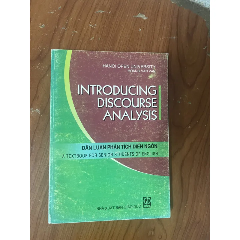 COMBO INTRODUCING DISCOURSE ANALYSIS and TRANSLATION : THEORY AND PRACTICE - HOANG VAN VAN 598762