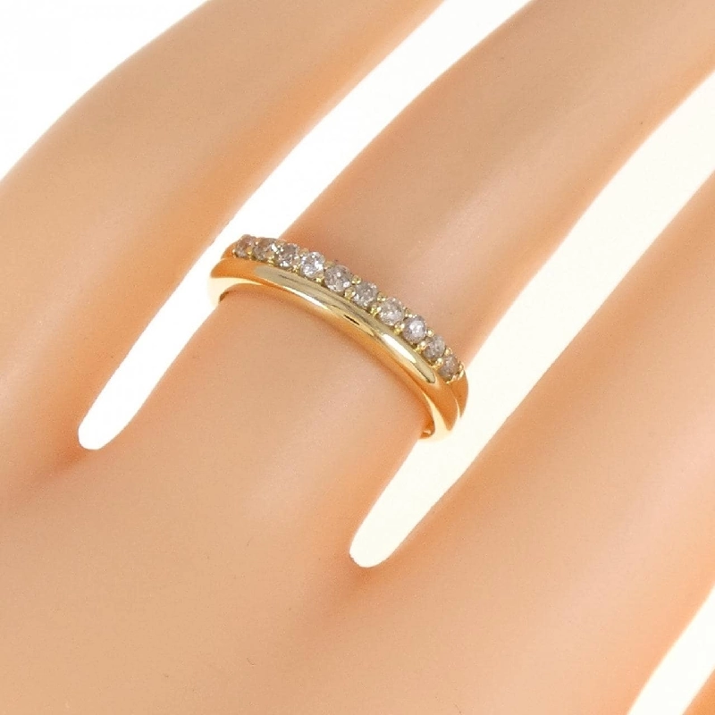 Nhẫn kim cương K18YG 0.20CT 670483