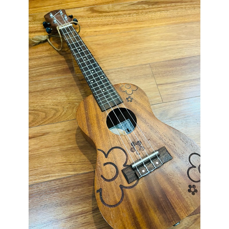 Đàn Ukulele nhỏ, hoạ tiệt hoa, gỗ đẹp 195938