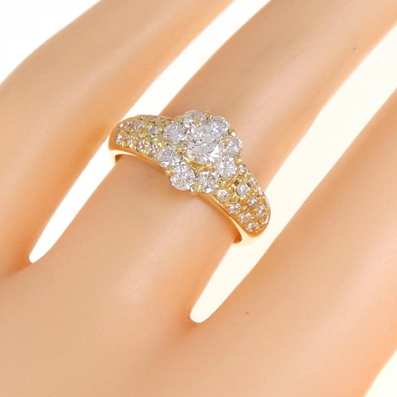 Nhẫn kim cương K18YG 0.24CT 669920