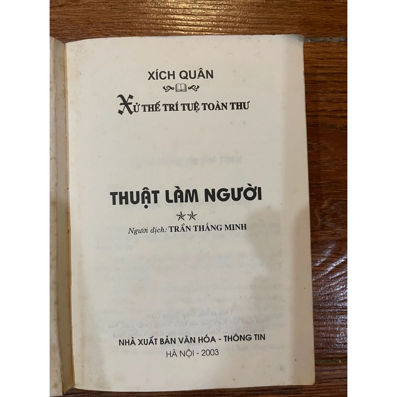 Thuật Làm Người - Xử thế trí tuệ toàn thư (6) 532122