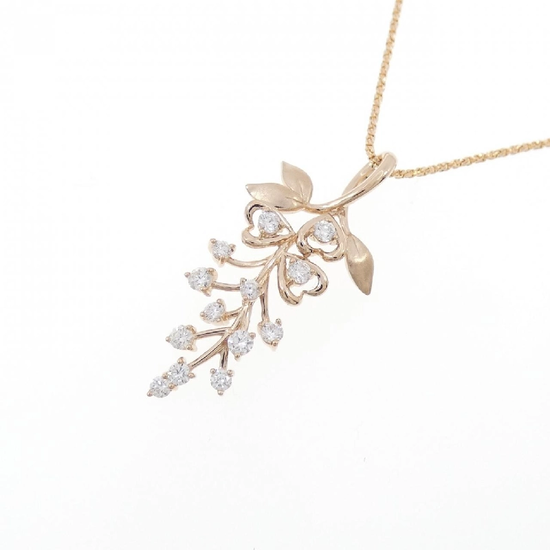 K18PG Dây chuyền kim cương 0.27CT - Hàng hiệu Chính hãng 868004