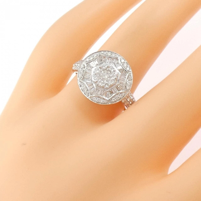 Nhẫn kim cương 750WG - Hàng hiệu Authentic 849367