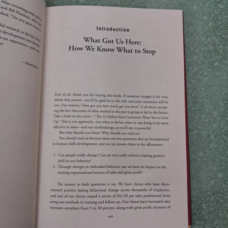 What got you here won't get you there in sales 997346