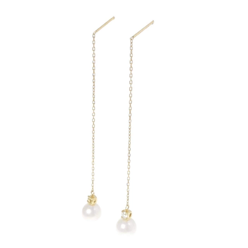 K18YG Bông tai ngọc trai Akoya 6.2mm - Hàng hiệu Chính hãng 869053