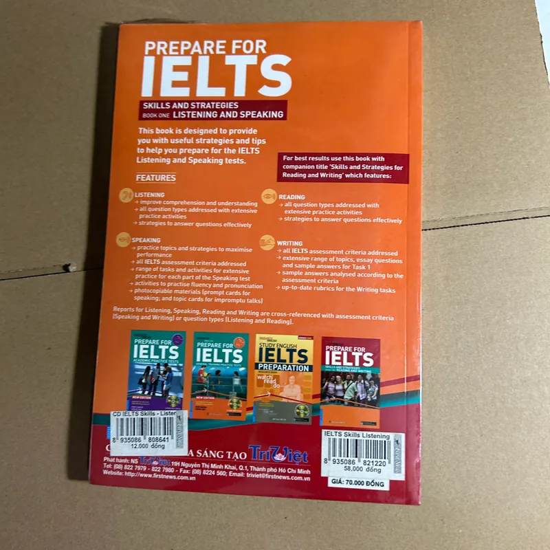 Prepare for ielts - skill and strategies book one listening and speaking 732297