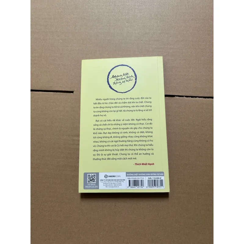 Không diệt không sinh đừng sợ hãi - Thích Nhất Hạnh 958078