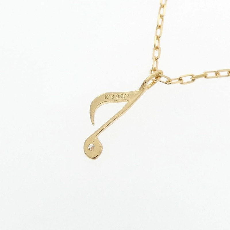 K18YG Diamond Necklace 0.003CT - Hàng hiệu Authentic 862198