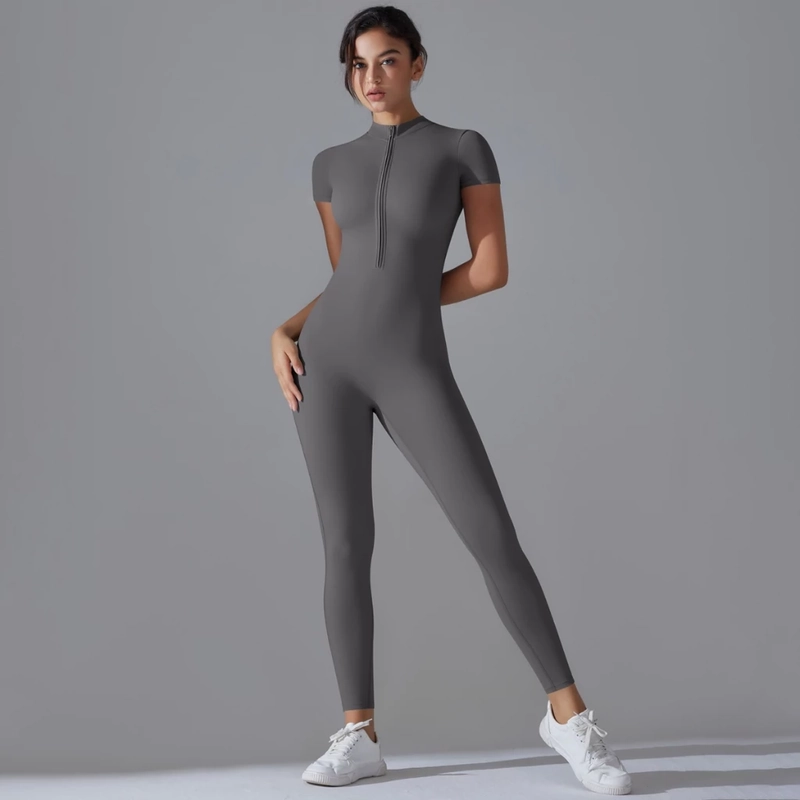 Đồ thể thao cao cấp co giãn & thoáng khí tập Yoga, Zumba, Gym (Size M) - Màu xám 334168