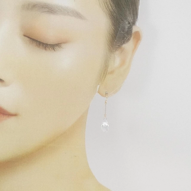 K18YG Bông tai Cubic - Hàng hiệu Chính hãng 876921