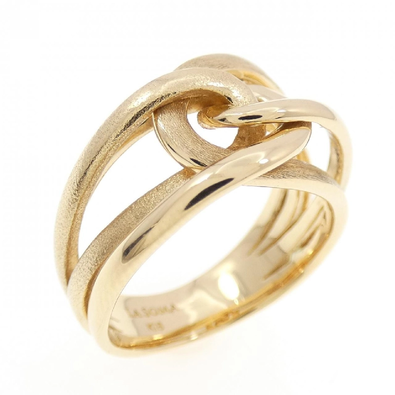 Nhẫn K18YG La Soma - Hàng hiệu Authentic 835532