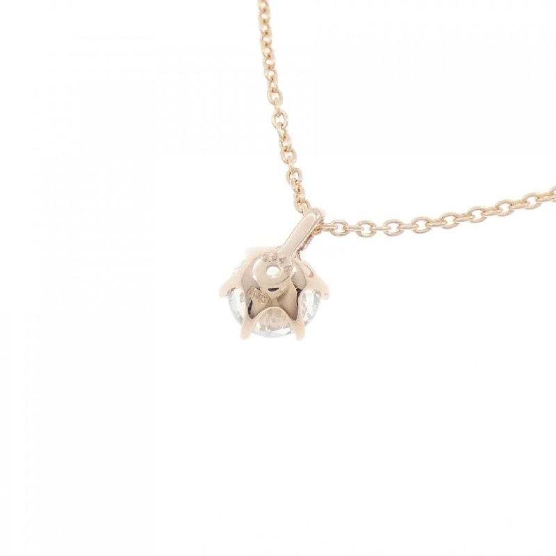 K18PG Dây chuyền kim cương 0.345CT G SI1 Tốt - Hàng hiệu Chính hãng 880477