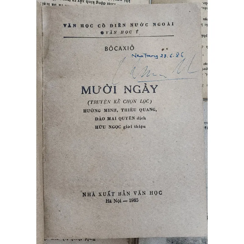 Truyện kể chọn lọc Ý thế kỷ 14: MƯỜI NGÀY (Giovanni Boccaccio) 727204