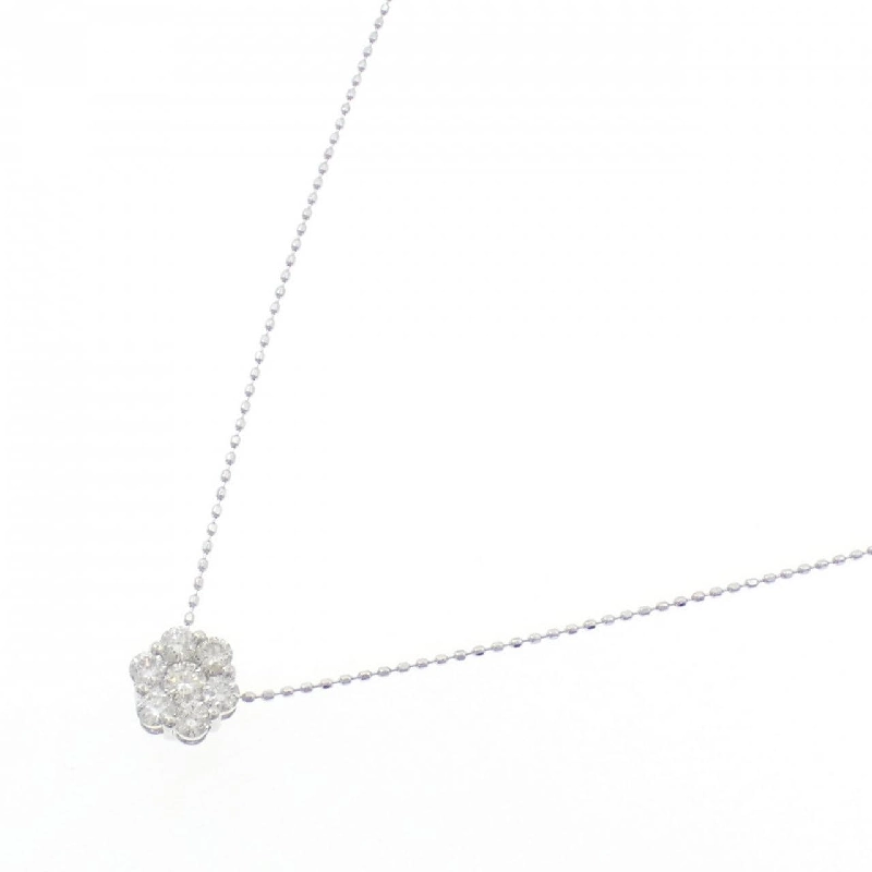 K18WG Hoa Kim Cương Dây Chuyền 0.50CT - Hàng hiệu Chính hãng 859335