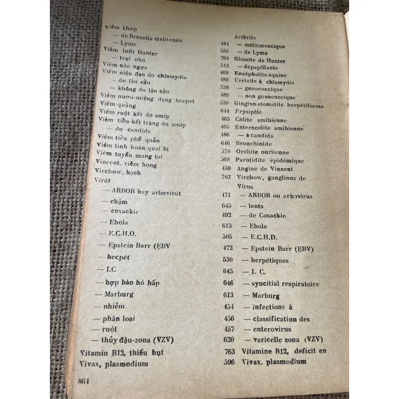 Cẩm nang lâm sàng hoc tập 2 - 1989 - V. FATTORUSSO. - O. RITTER  từ triệu chứng 792201