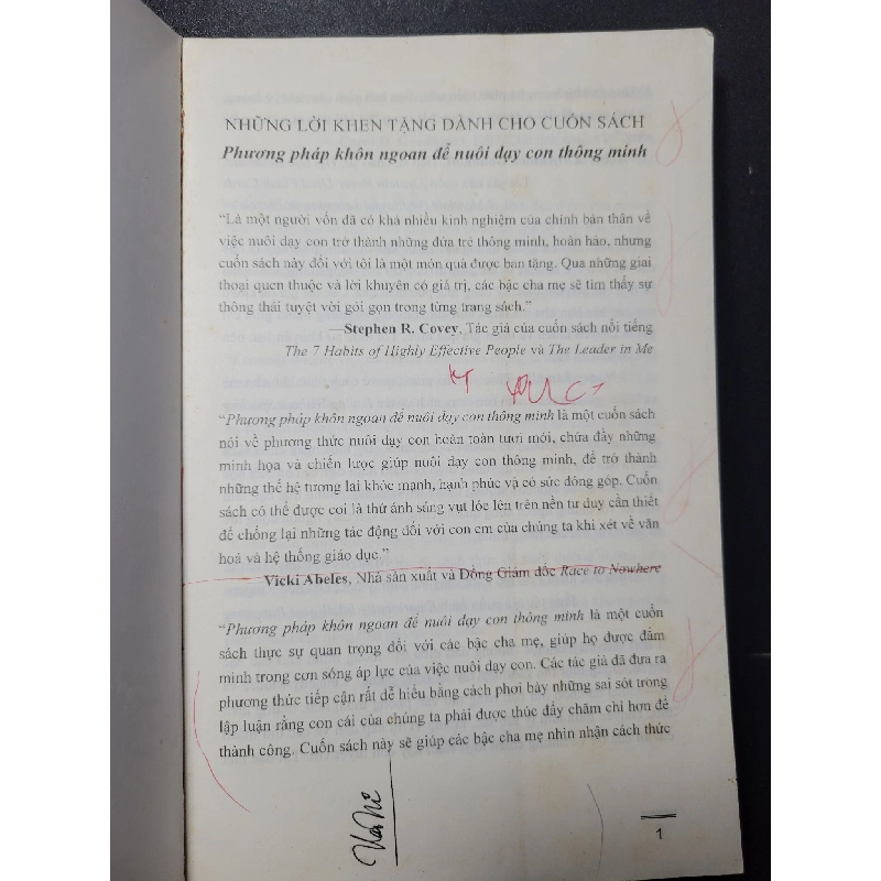 Phương pháp khôn ngoan để nuôi dạy con thông minh mới 80% bẩn bìa, ố nhẹ, có vết bút vẽ 2014 Eileen - Mark HCM2205 MẸ VÀ BÉ 923167