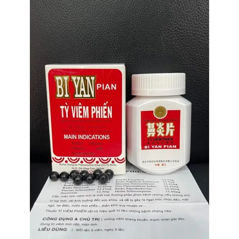 Tỷ Viêm Phiến TQ 100 Viên 722780