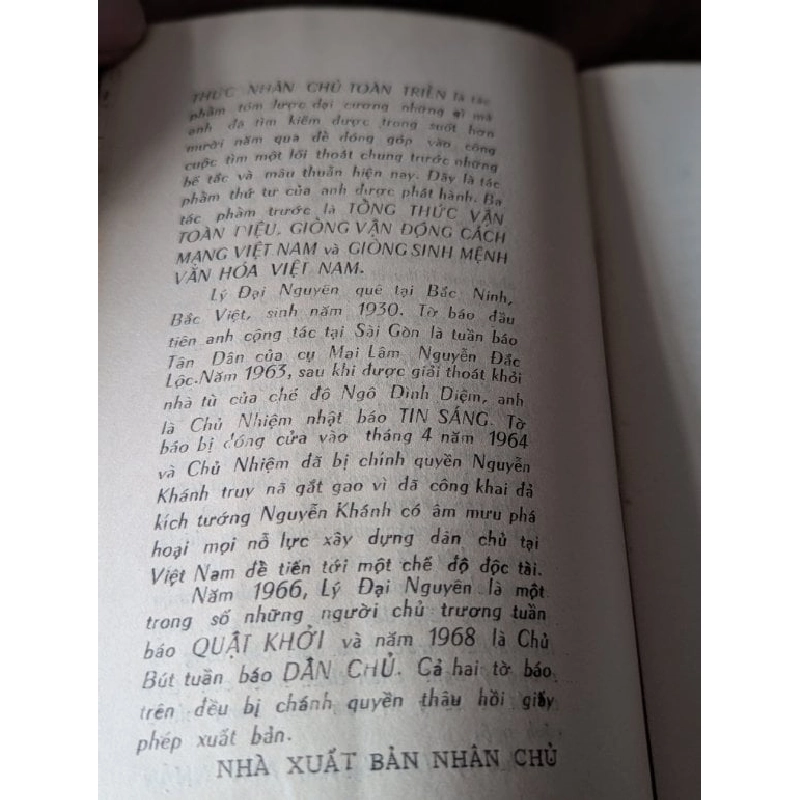 Nền nhận thức nhân chủ toàn triển - Lý Đại Nguyên 522533