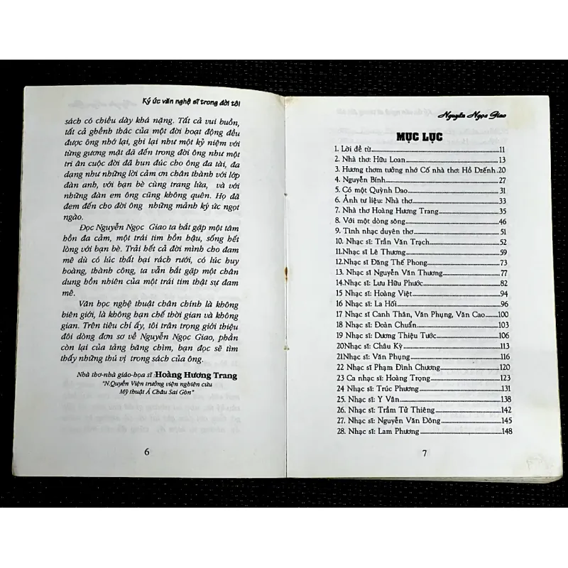 KÝ ỨC VĂN NGHỆ SĨ TRONG ĐỜI TÔI 1002975