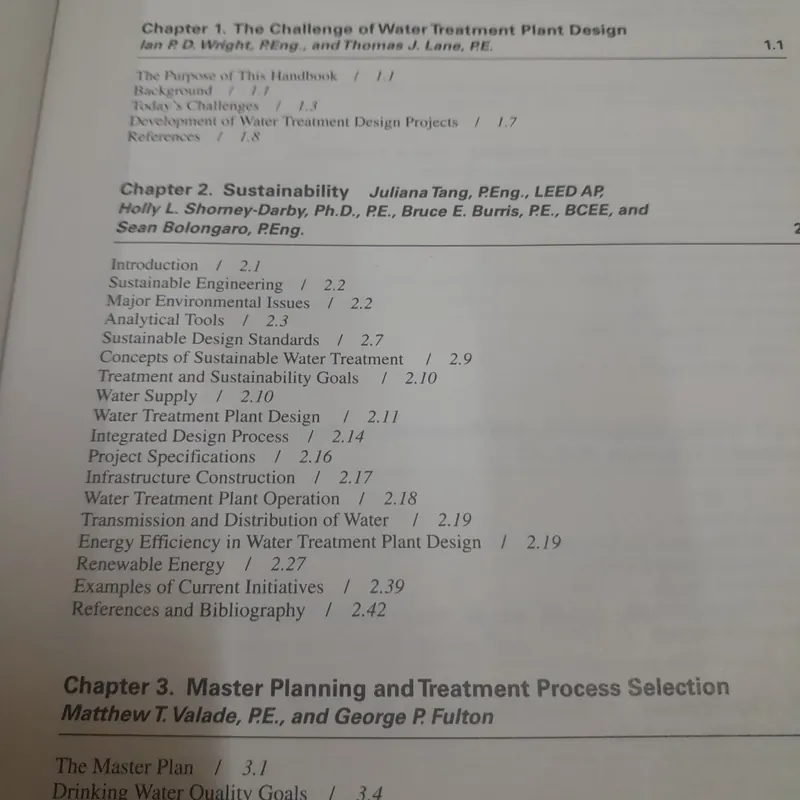 Sách ngoại văn. Water Treatment Plant Design. 5th. American WaterWork Ass. and ASCE 644564