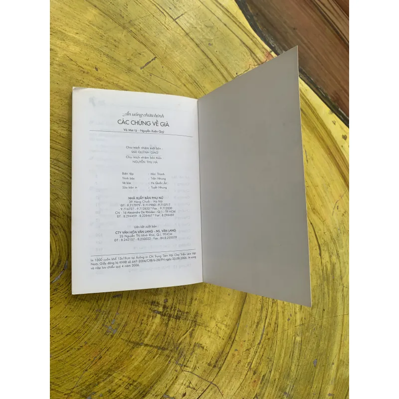 ĂN UỐNG CHỮA BỆNH CÁC CHỨNG VỀ GIÀ - VÕ MAI LÝ & NGUYỄN XUÂN QUÝ 799974