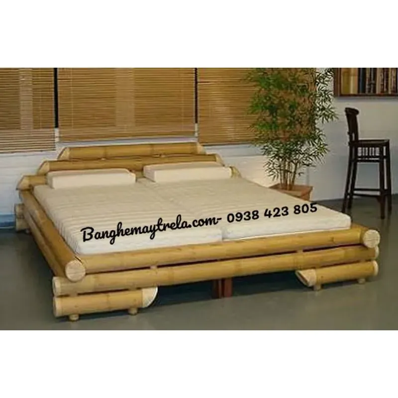 Giường tre phòng ngủ 594146