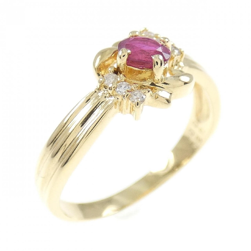 Nhẫn Ruby K18YG 0.25CT - Hàng hiệu Chính hãng 855271