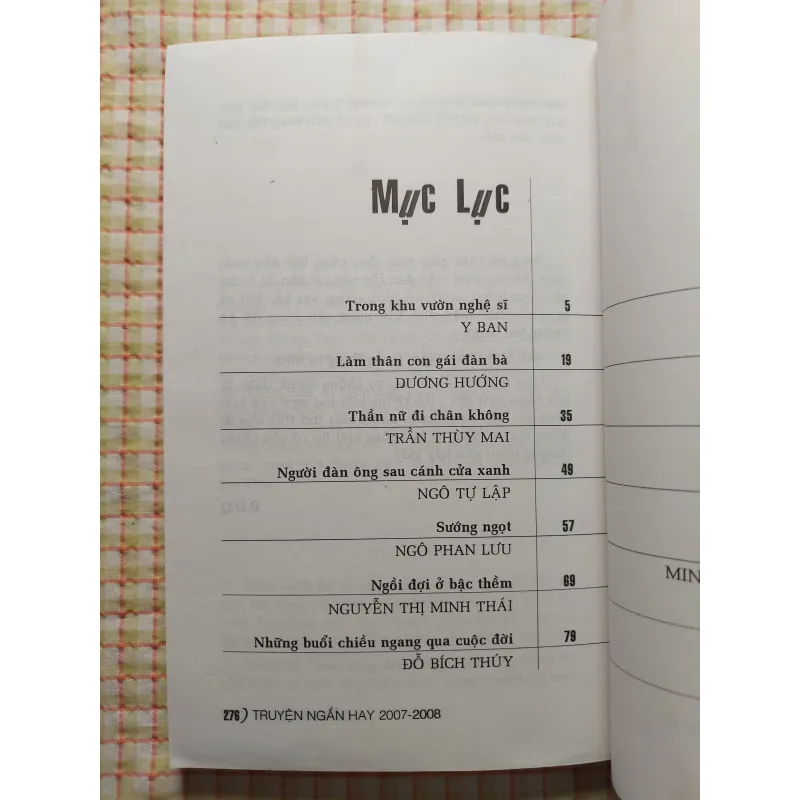 TRUYỆN NGẮN HAY 2007 2008 • Đỗ Bích Thúy, Y Ban, Ngô Tự Lập, Dương Hướng,... 753847