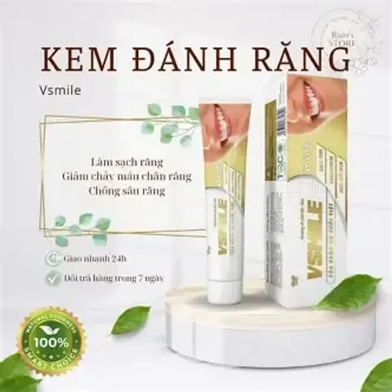 Sách Chăm sóc răng miệng VSmile - Kem Đánh Răng Trắng ViSmile mới 90% 730628
