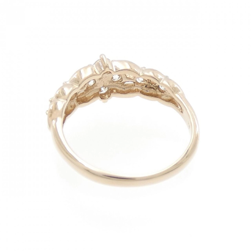 Nhẫn kim cương K18PG hoa 0.50CT 673371