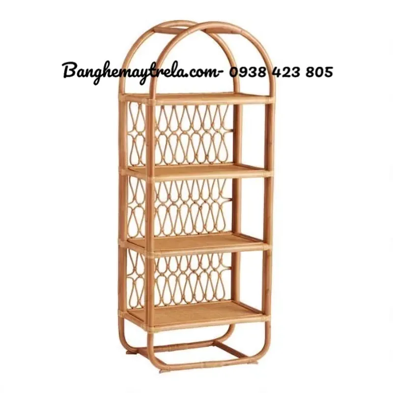 Kệ mây tre decor 568414