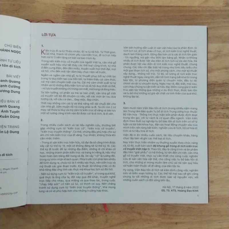 Sách kiến trúc: Bộ khung gỗ trong di tích kiến trúc cổ truyền Việt tập 1 603615