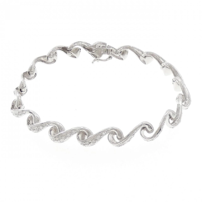 K18WG Vòng tay kim cương 1.00CT - Hàng hiệu Chính hãng 870158