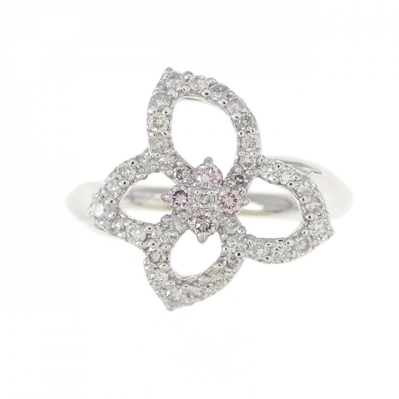 Nhẫn kim cương hồng K18WG 0.07CT 673609