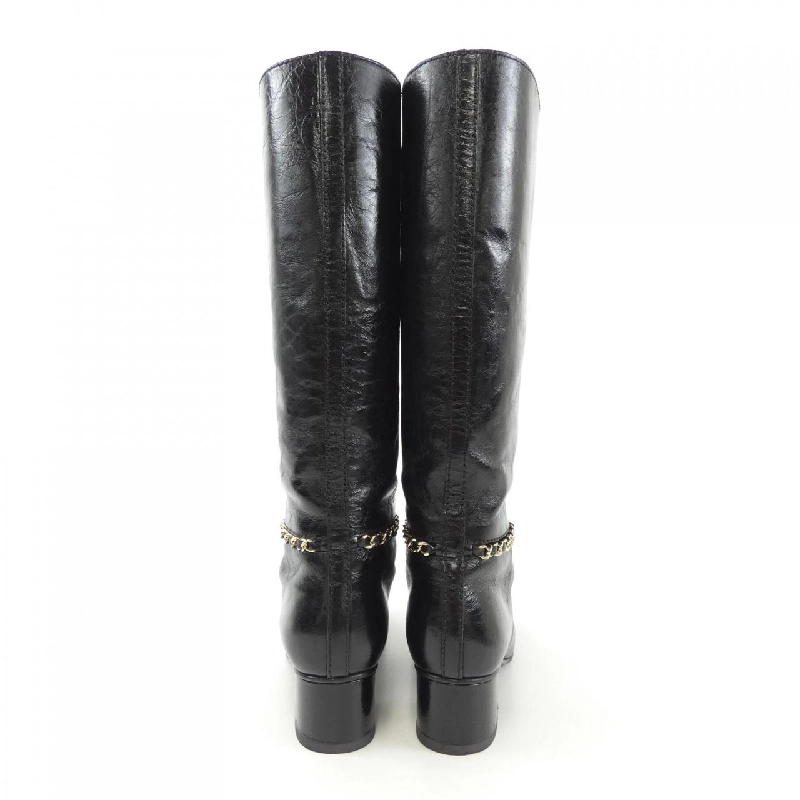 【Mã giảm giá】Giày bốt dài CHANEL 663807