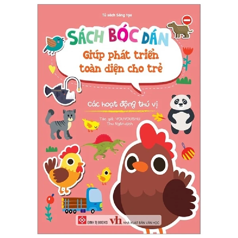 Sách Bóc Dán Giúp Phát Triển Toàn Diện Cho Trẻ - Các Hoạt Động Thú Vị - YOUYOUSHU 306724