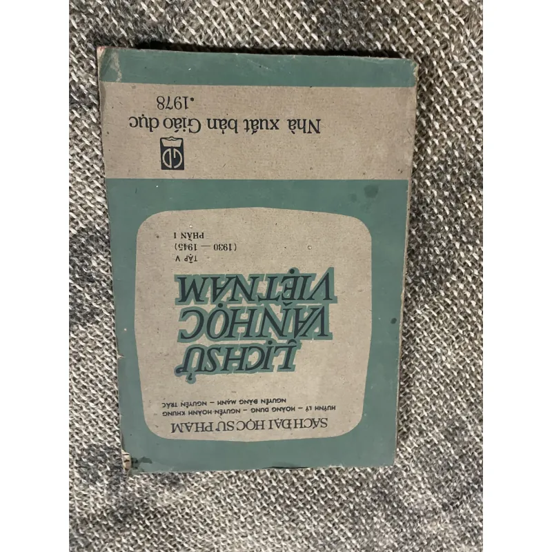 Lịch sử văn học Việt Nam   TẶP V (1930 - 1945) 1029133