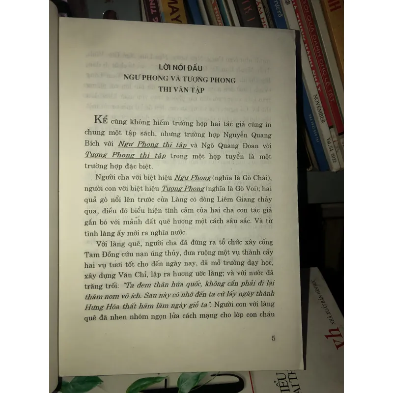 Ngư phong và tượng phong - Thi văn tập 728256