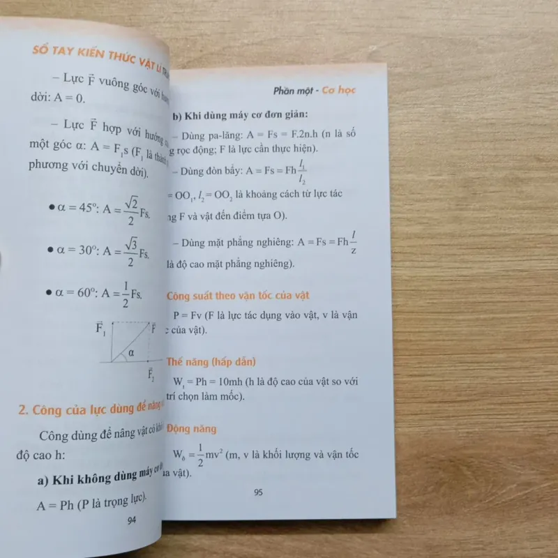 Sổ tay kiến thức Vật Lí THCS 931244