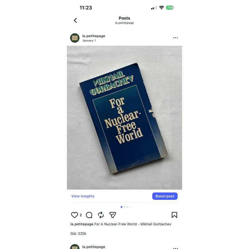 For A Nuclear-Free World - Mikhail Gorbachev  786825