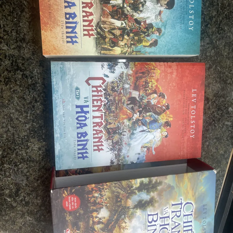 Boxset Chiến tranh và hoà bình Lev Tolstoy 756642