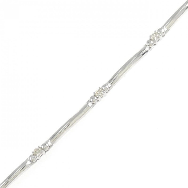 K18WG Vòng tay kim cương 0.21CT - Hàng hiệu Chính hãng 872869