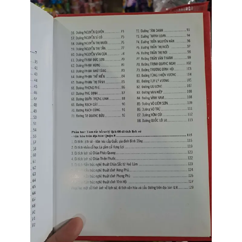 Tên đường di tích quận 8 thành phố Hồ Chí Minh - mới 90% bìa cứng - LỊCH SỬ - CHÍNH TRỊ - TRIẾT HỌC - HCM0111 629960