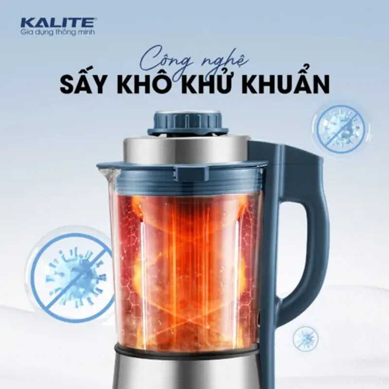 Máy làm sữa hạt KALITE KCBV8P bền bỉ chống trào đa năng 8in1 577544