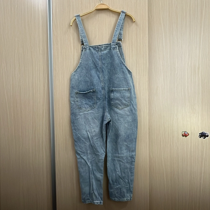 Quần yếm jeans xanh nhạt 377415