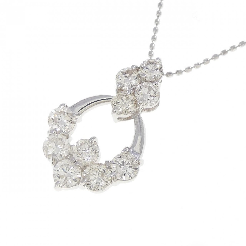 K18WG Dây chuyền kim cương 1.00CT - Hàng hiệu Chính hãng 856980