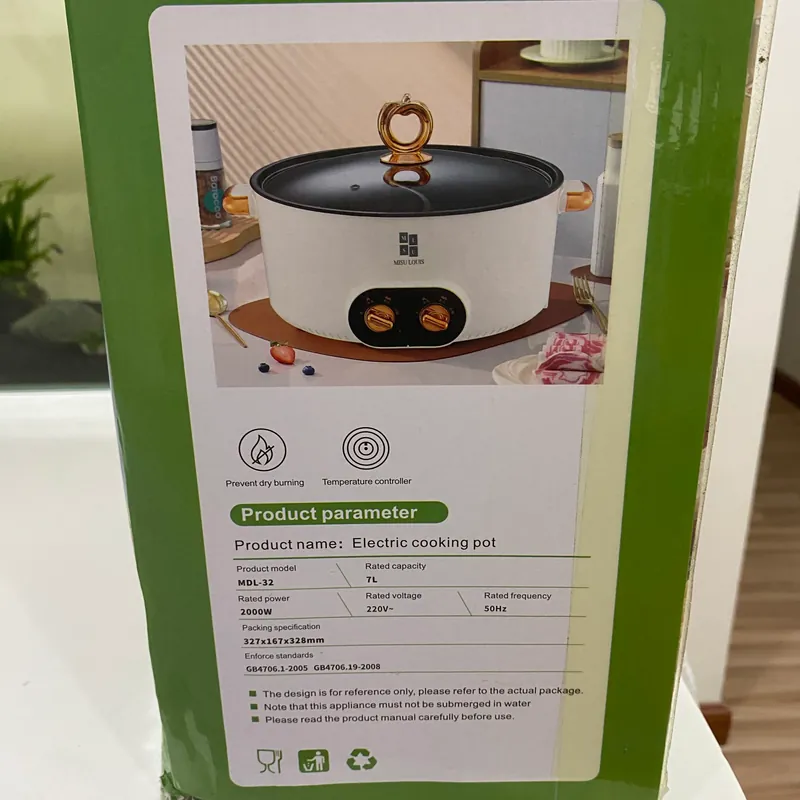 Nồi lẩu điện đa năng 2 ngăn Misu Louis 7L chưa qua sử dụng 572722