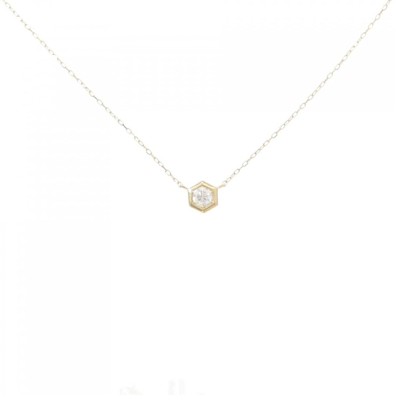 Dây chuyền kim cương K18YG 0.08CT - Hàng hiệu Chính hãng 863595