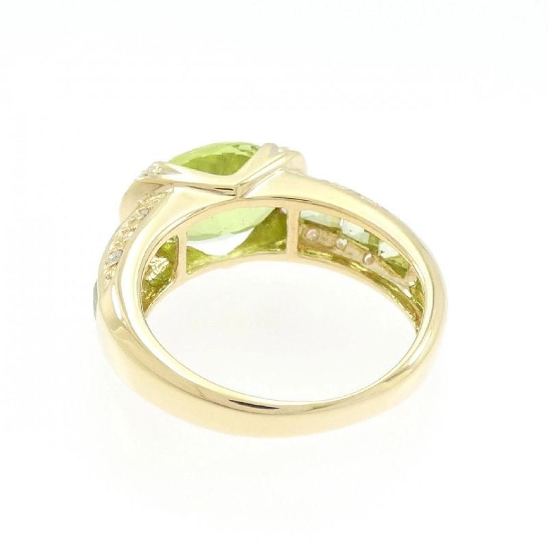 Nhẫn Peridot K18YG 3.71CT - Hàng hiệu Chính hãng 846711