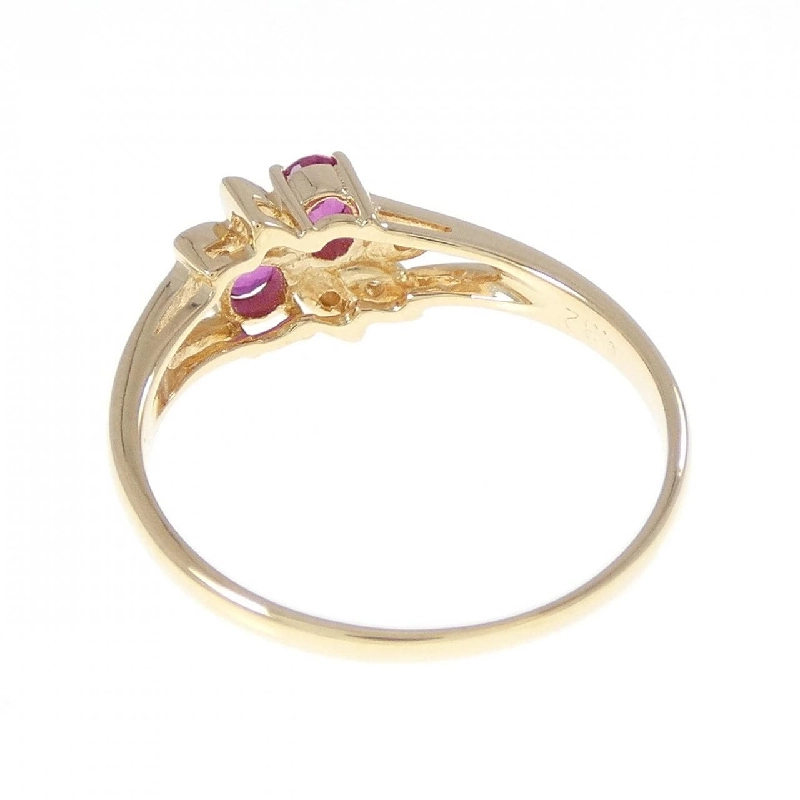 Nhẫn ruby K18YG 0.32CT 667281